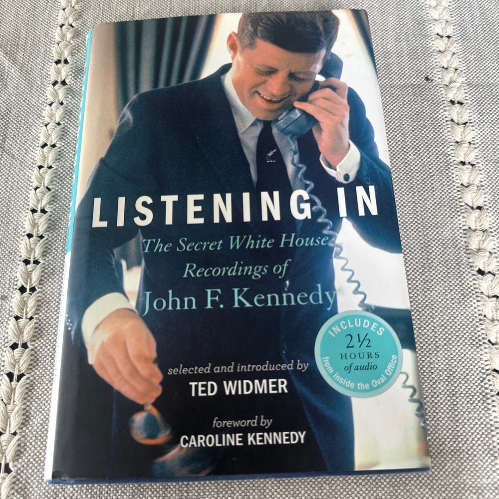 Listening In Secret White House Recordings of John F Kennedy Hardcover 2 CD Set